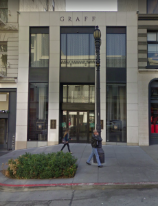 The former Elder bookshop (now numbered 237 Post), is today a Graff Diamonds store.