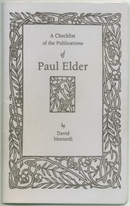 Cover of the first edition checklist.