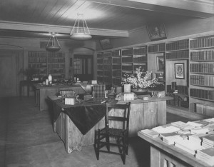 The "standard authors" room, in the basement