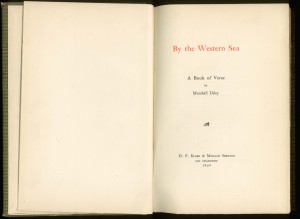 Title page of "By The Western Sea"