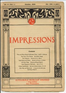 Impressions Oct 1900 cover