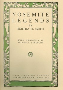 Title page of "Yosemite Legends"