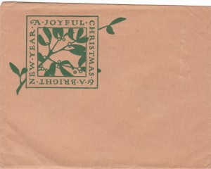 Hyde Christmas envelope
