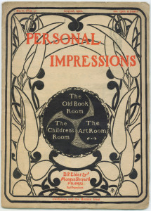 Personal Impressions, August 1900