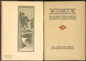 Heritage of Hiroshige title