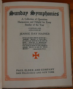 Sunday Symphonies title