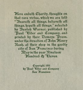 Charity colophon small