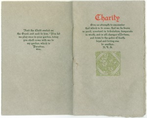 Charity cover