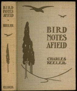 Cover of the 1907 second edition of "Bird Notes Afield"