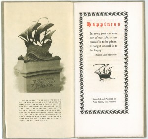 Title page of Edition B of "Happiness"