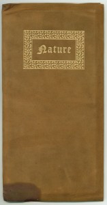 Leather edition of "Nature"