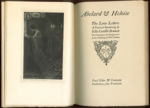 Title page of "Abelard and Heloise"