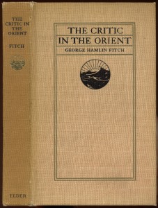 Cover of "Critic in the Orient"