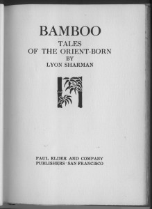 Title page of "Bamboo"