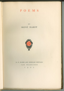 Title page of "Poems"
